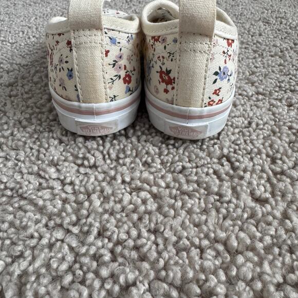 Vans Toddler Authentic Floral Marshmallow / Multi - Size 6 - Picture 3 of 8
